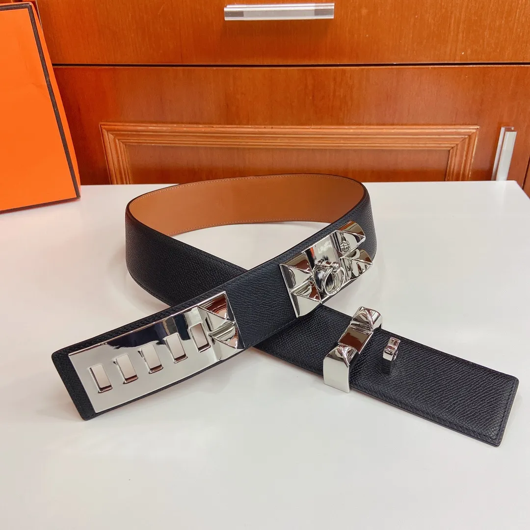 💰680💰Full package💰 💍Purchasing-grade Hermes HERMES 45mm belt and girdle, fine hardware, with plain calfskin, 5-hole adjustment. Sizes 75€ to 100€