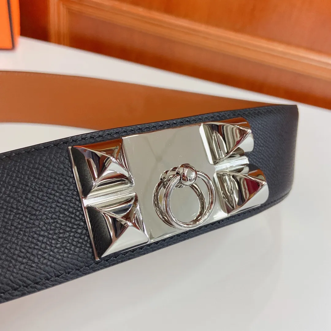 💰680💰Full package💰 💍Purchasing-grade Hermes HERMES 45mm belt and girdle, fine hardware, with plain calfskin, 5-hole adjustment. Sizes 75€ to 100€