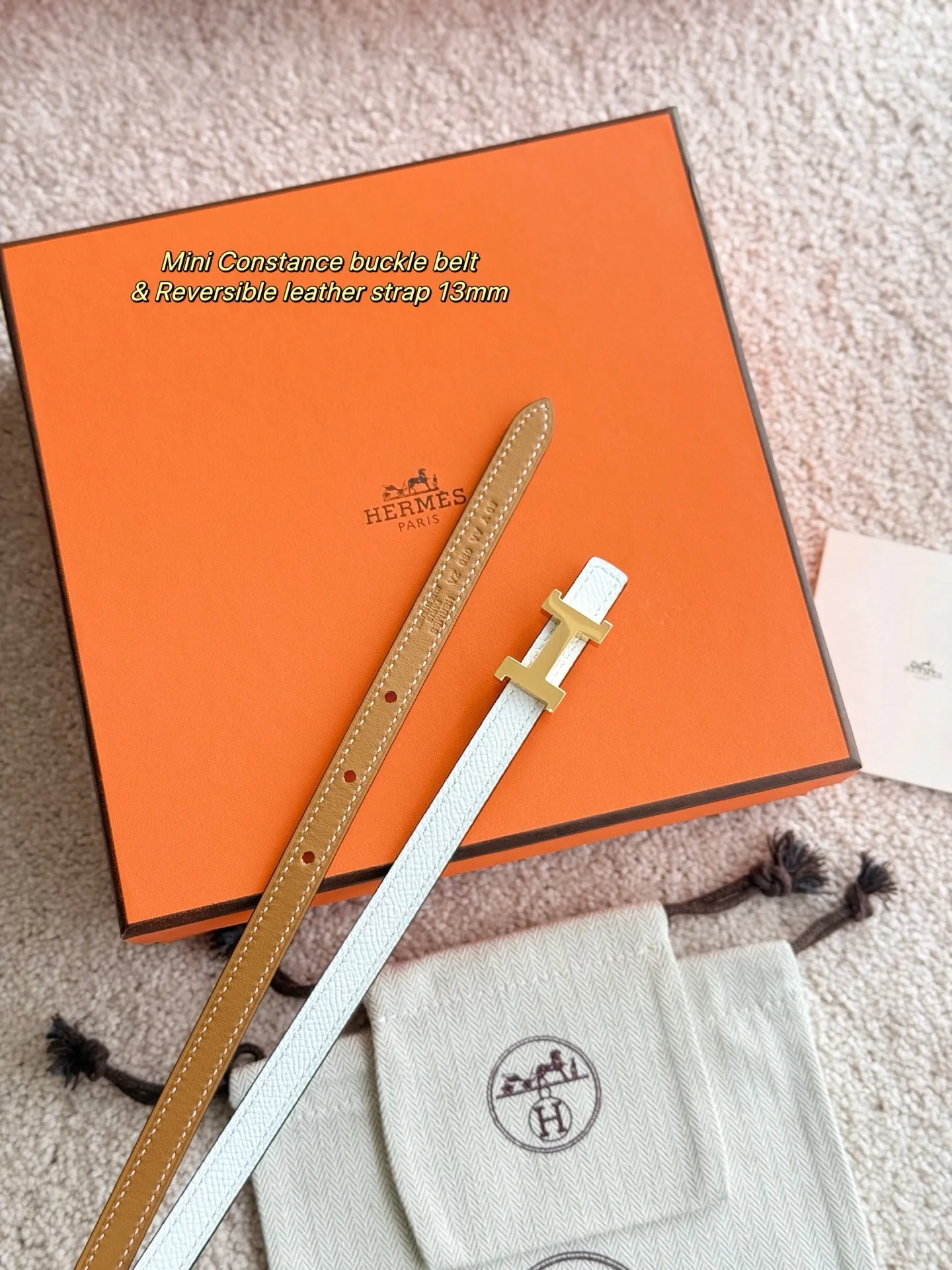 💰420💰Full package💰 💍Purchase level Hermès boutique Mini Constance Premium stainless steel hardware with steel stamp and imported Epsom leather Width 13MM Hermes women's belt is highly praised for its exquisite craftsmanship, high-quality materials and classic design. It is the top choice for women's belts. It is simple and elegant. The product has a delicate feel. It is not only a practical accessory, but also adds highlights to the overall look.