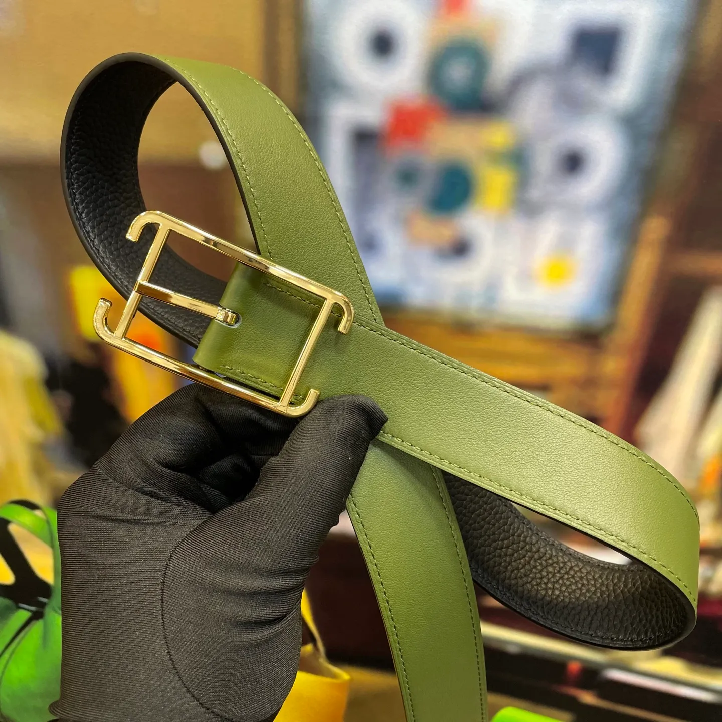 💰520💰Full set of packaging💰 💍Purchase level Hermes-🆕 🔥 Width 32mm, exquisite, double-sided, original leather, with exquisite buckle, exquisite and high quality, exquisite production, detailed pictures, physical shooting, high-end luxury