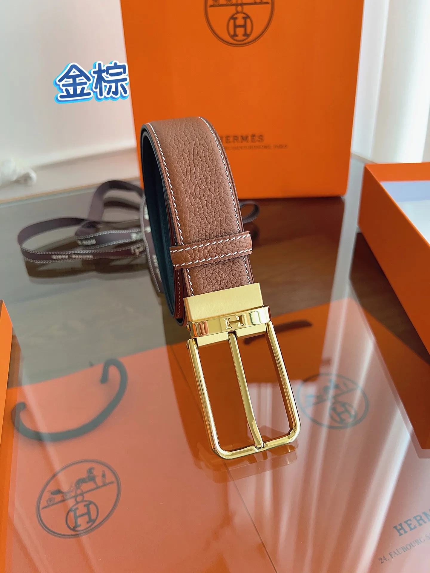 💰480💰Full package💰 💍Purchasing grade Hermes HERMES⚡️🌹Latest design Purchasing quality The belt is made of imported high-quality Togo leather, with a fine steel metal traditional small pin buckle. The craftsmanship details are in place. Pay attention to details and never lose to details. Width 3.5cm