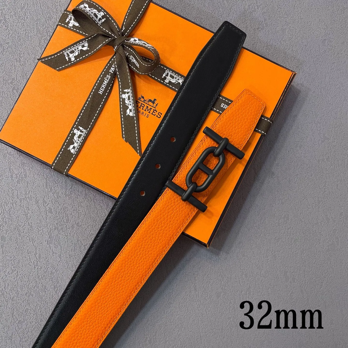 💰480💰Full set of packaging💰 💍Purchase level Hermes - 32mm width, exquisite, double-sided, original leather, with exquisite buckle, exquisite and high quality, exquisite production, detailed pictures, physical shooting, high-end luxury