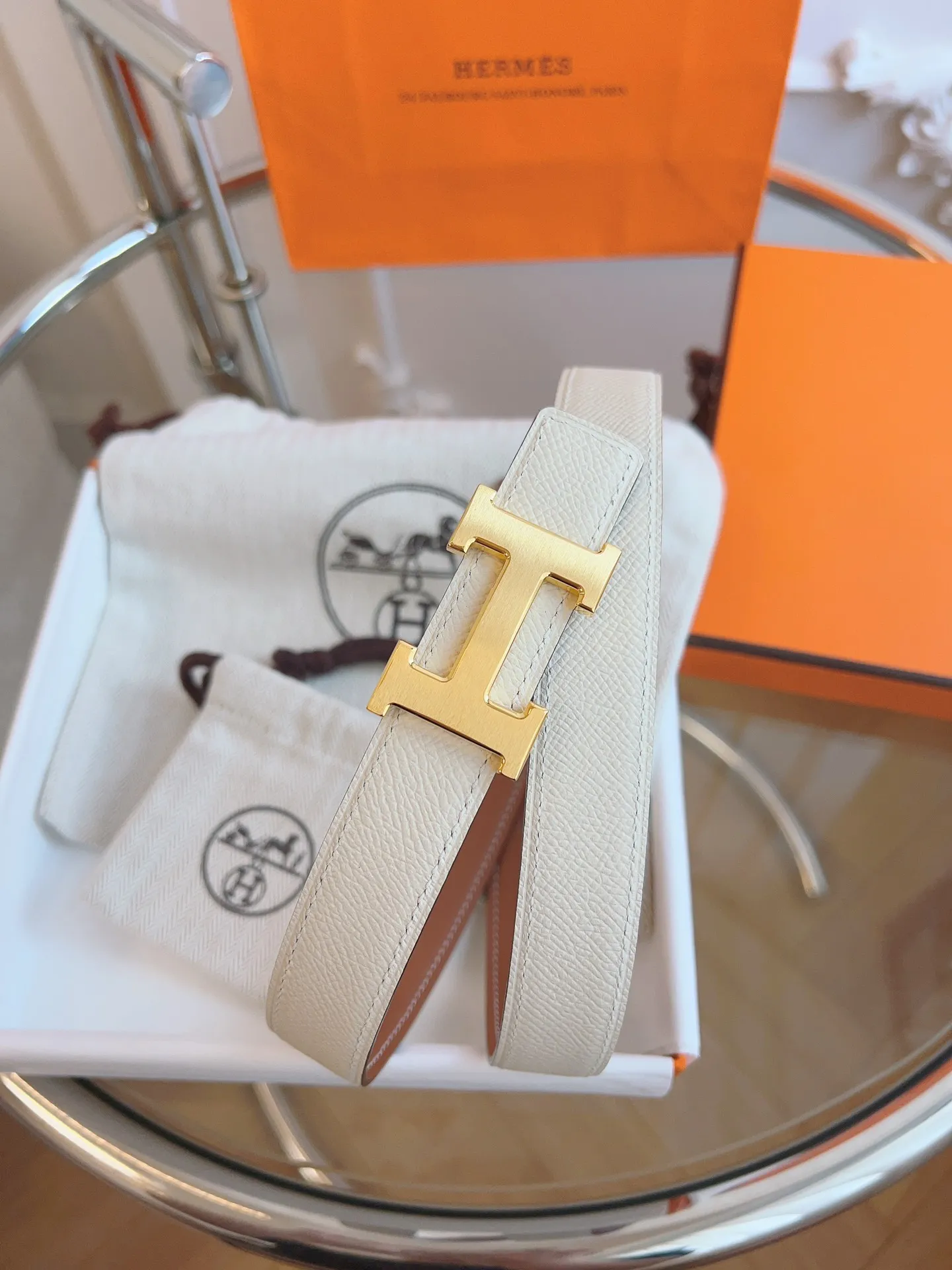 💰440💰Authentic packaging💰 💍Purchasing agent grade "HERMES"🇫🇷French original EPSOM elephant gray/all-steel hardware The quality is beyond doubt, there is no better, only the best. Size 2.4 cm