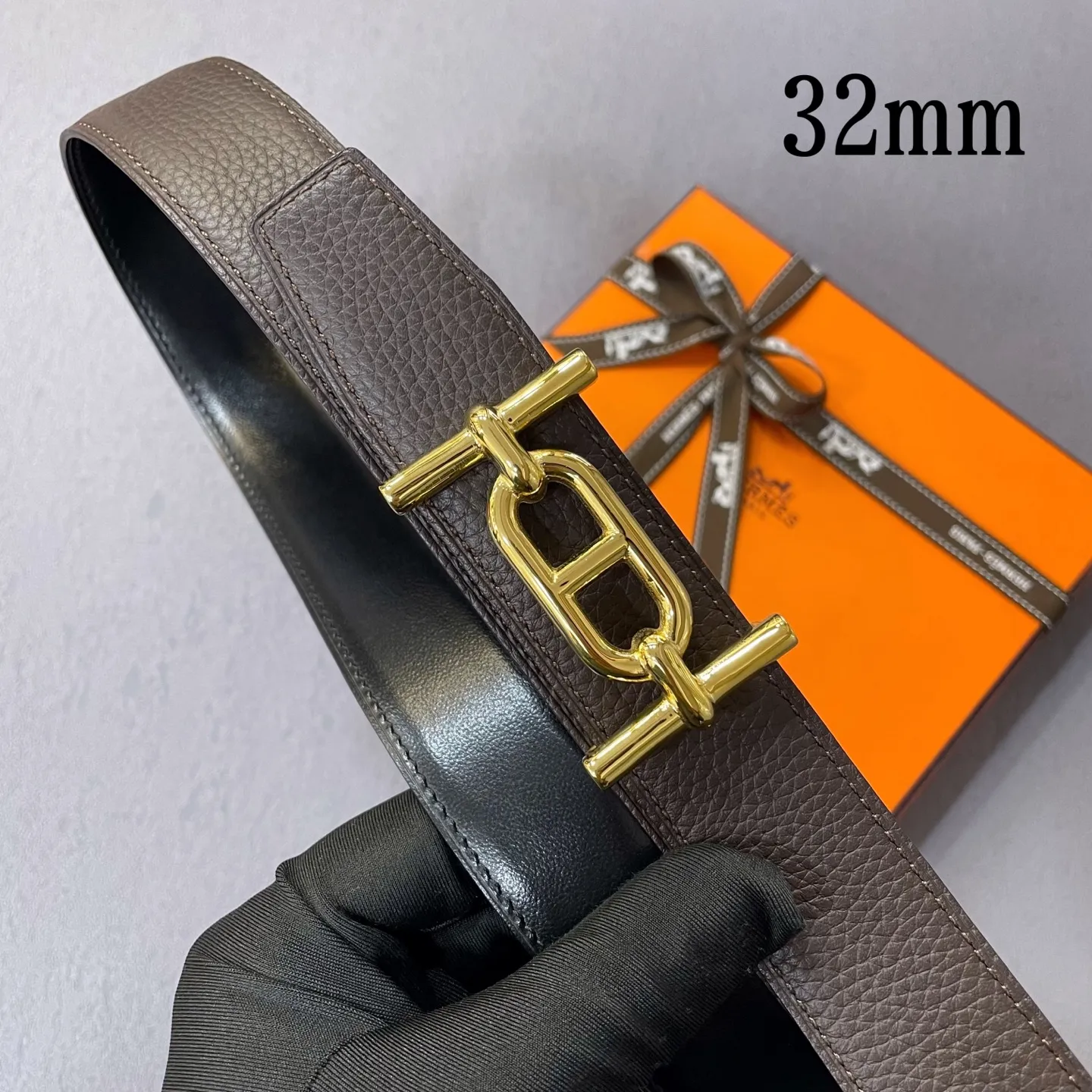 💰480💰Full set of packaging💰 💍Purchase level Hermes - 32mm width, exquisite, double-sided, original leather, with exquisite buckle, exquisite and high quality, exquisite production, detailed pictures, physical shooting, high-end luxury