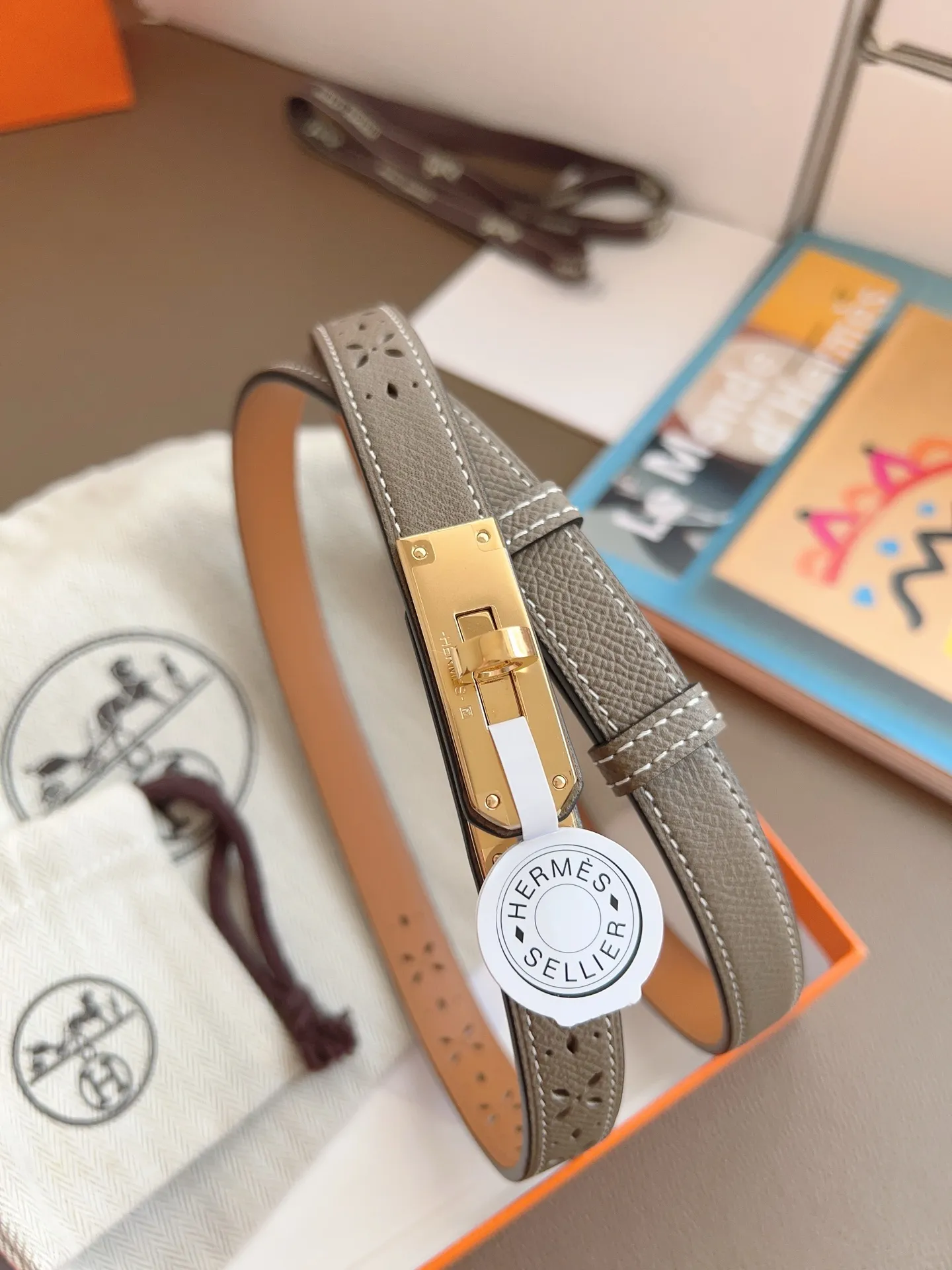 💰498💰Full package💰 💍Purchase level Hermès "HERMES" upgraded version 2025, brand new semi-handmade Kelly belt colors are black/gold/elephant gray/white/etc., original EPSOM leather, quality is beyond doubt