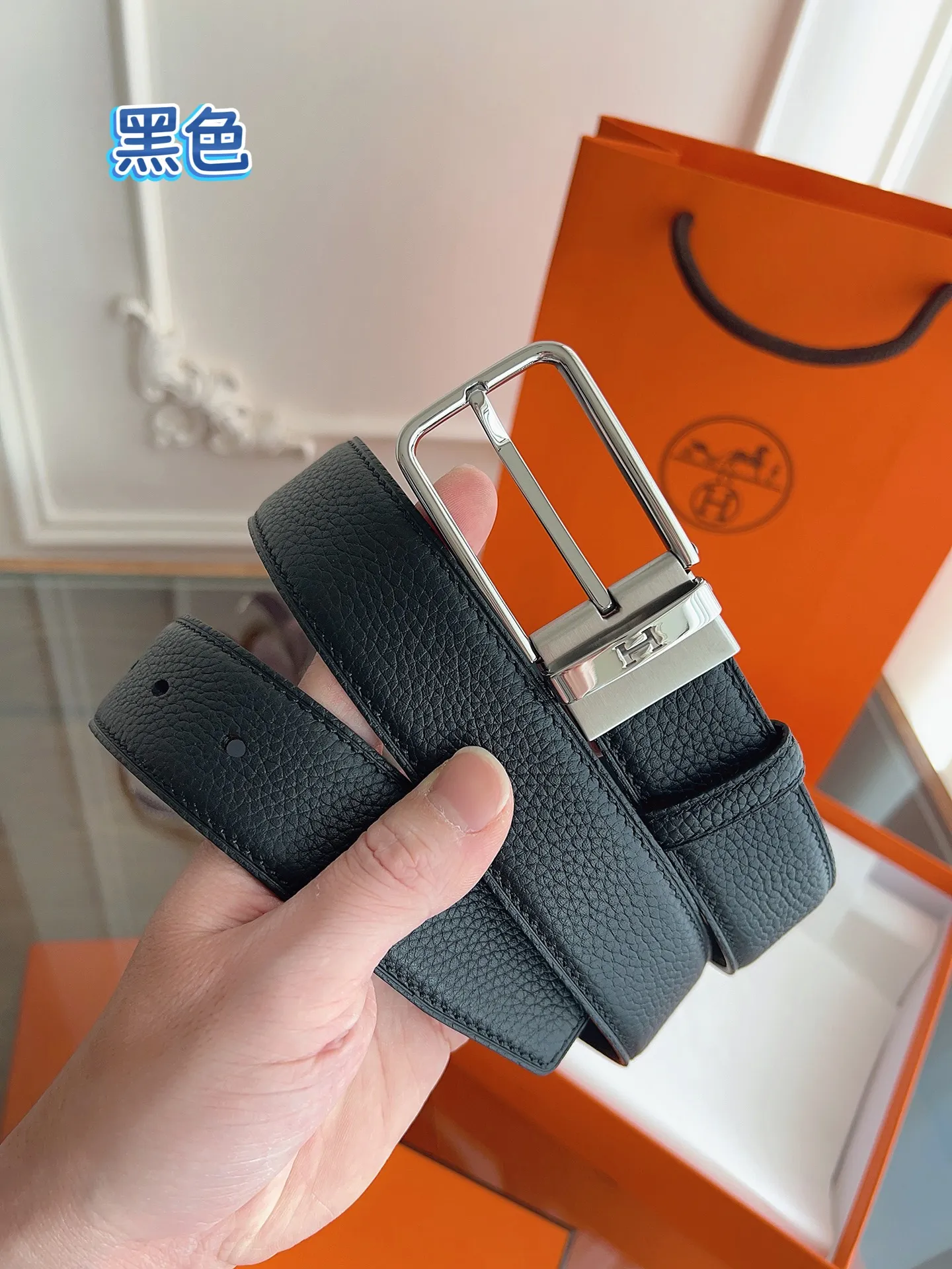 💰480💰Full package💰 💍Purchasing grade Hermes HERMES⚡️🌹Latest design Purchasing quality The belt is made of imported high-quality Togo leather, with a fine steel metal traditional small pin buckle. The craftsmanship details are in place. Pay attention to details and never lose to details. Width 3.5cm