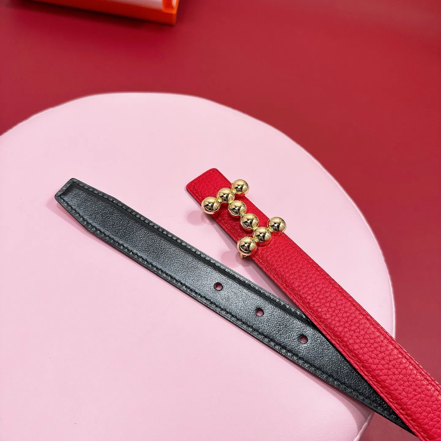 💰440💰Full package💰 💍Purchasing agent grade Hermès simple dual-purpose leather girl's pebbled belt, accessories 2.5cm H stainless steel dual-purpose leather H buckle belt!