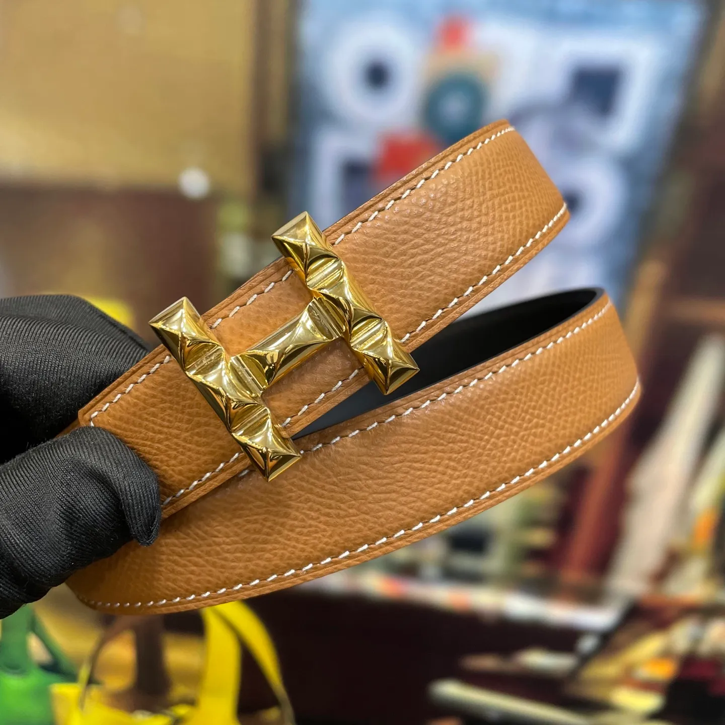 💰440💰Full set of packaging💰 💍Purchase level Hermes-🆕🔥 Width 24mm high-quality double-sided original Epsom leather with stainless steel hardware buckle, light luxury and taste, high-quality high-quality products, exquisite production, real-life photography, high-end luxury