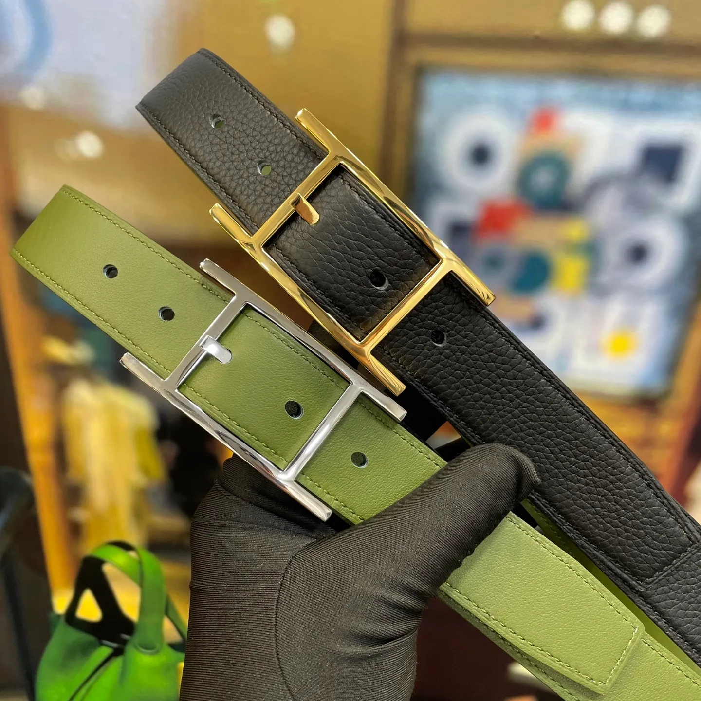 💰520💰Full set of packaging💰 💍Purchase level Hermes-🆕 🔥 Width 32mm, exquisite, double-sided, original leather, with exquisite buckle, exquisite and high quality, exquisite production, detailed pictures, physical shooting, high-end luxury