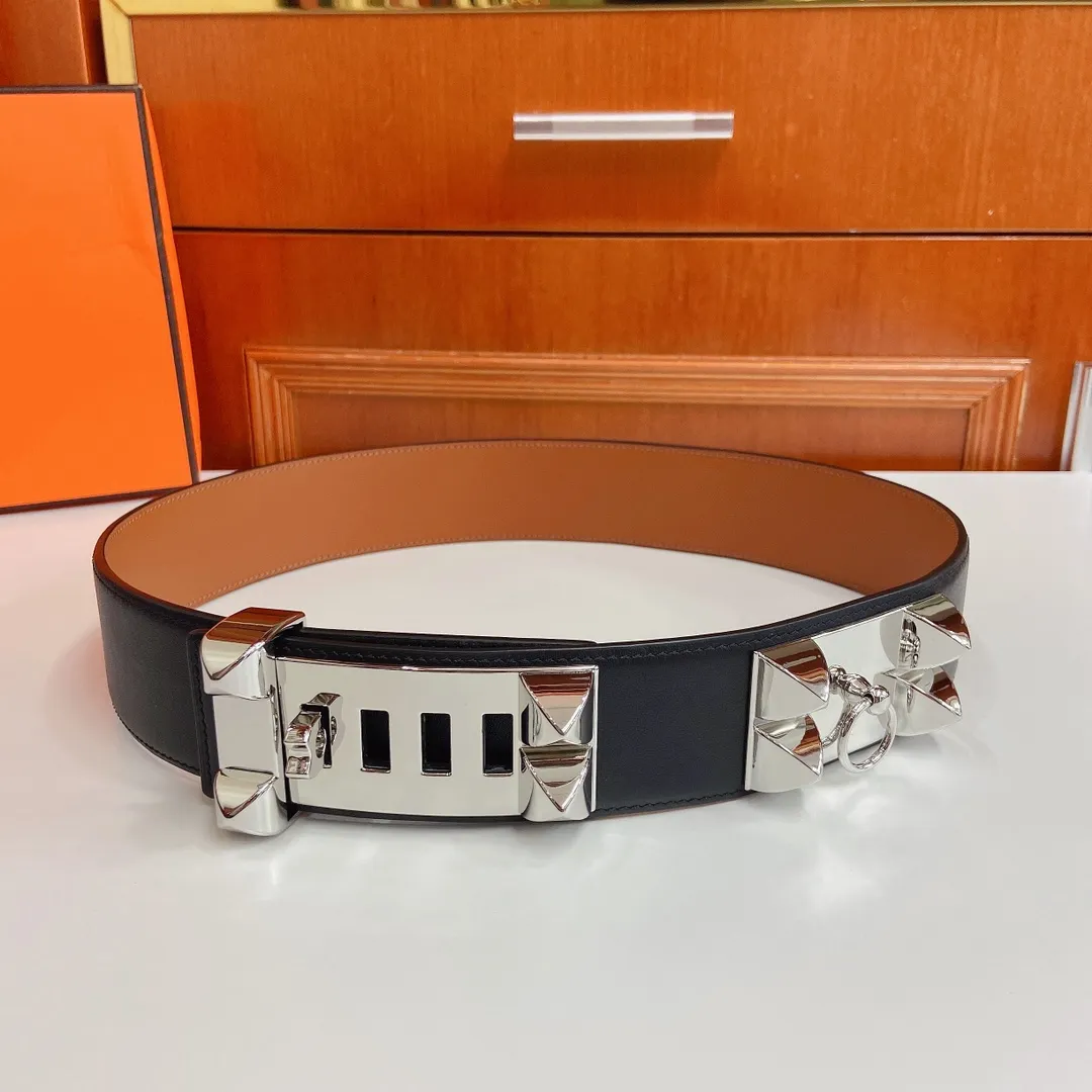 💰680💰Full package💰 💍Purchasing-grade Hermes HERMES 45mm belt and girdle, fine hardware, with plain calfskin, 5-hole adjustment. Sizes 75€ to 100€