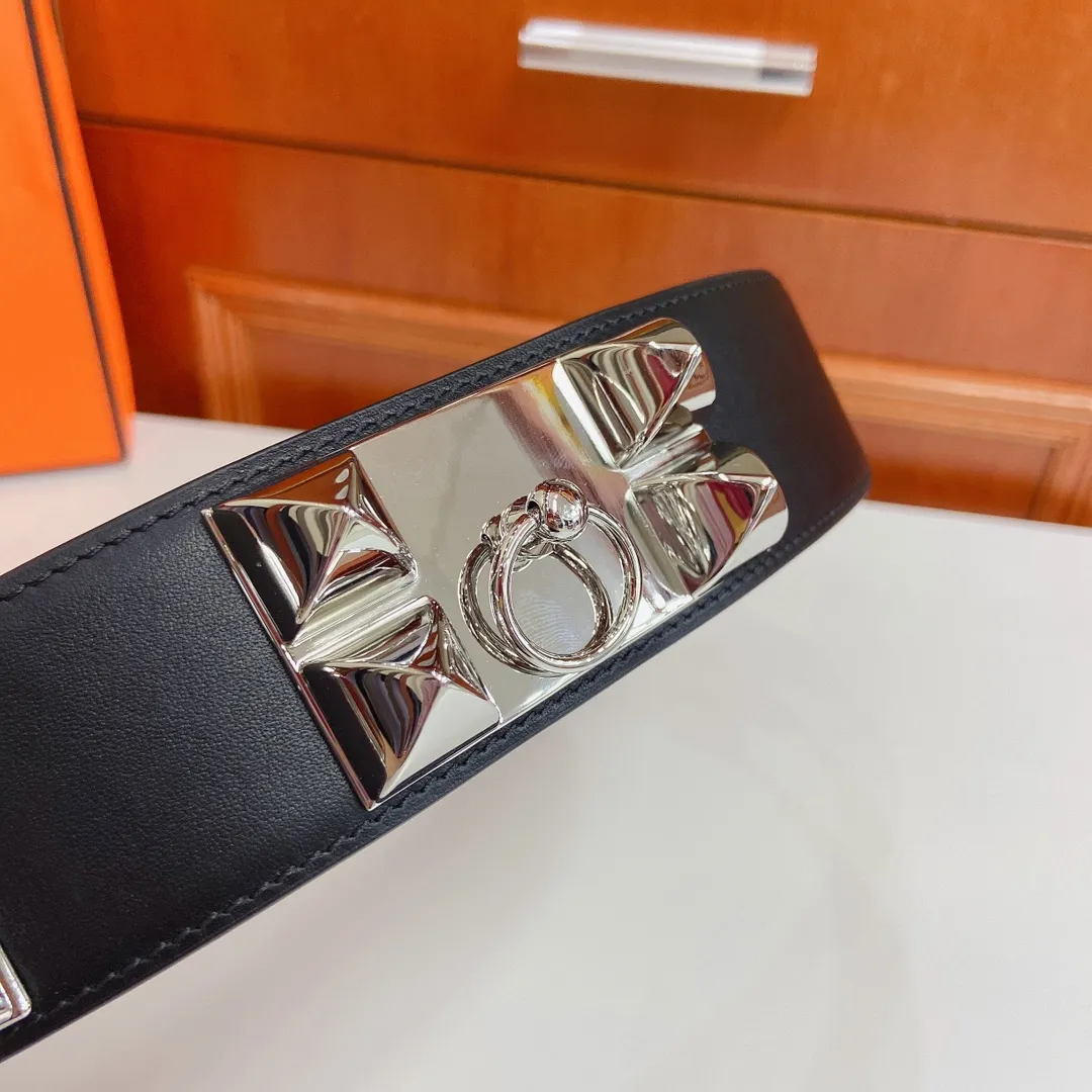 💰680💰Full package💰 💍Purchasing-grade Hermes HERMES 45mm belt and girdle, fine hardware, with plain calfskin, 5-hole adjustment. Sizes 75€ to 100€