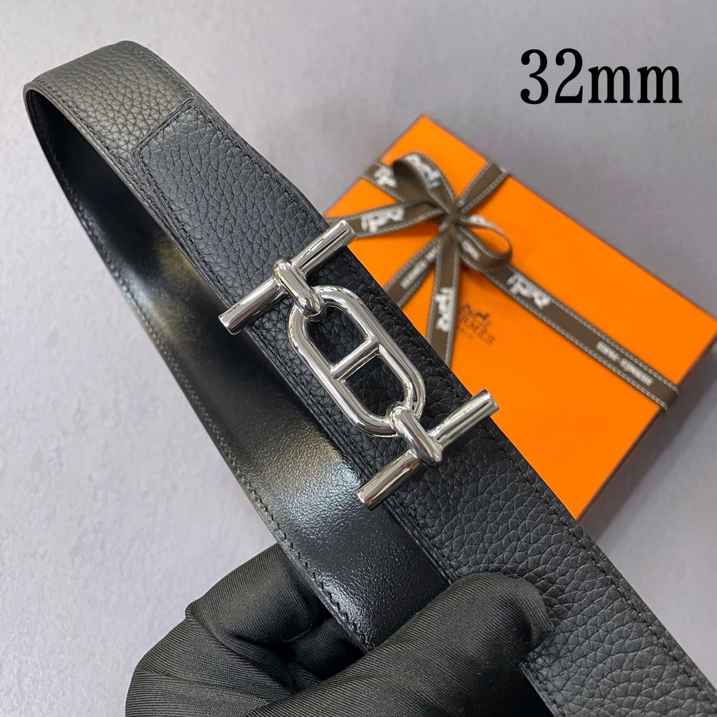 💰480💰Full set of packaging💰 💍Purchase level Hermes - 32mm width, exquisite, double-sided, original leather, with exquisite buckle, exquisite and high quality, exquisite production, detailed pictures, physical shooting, high-end luxury