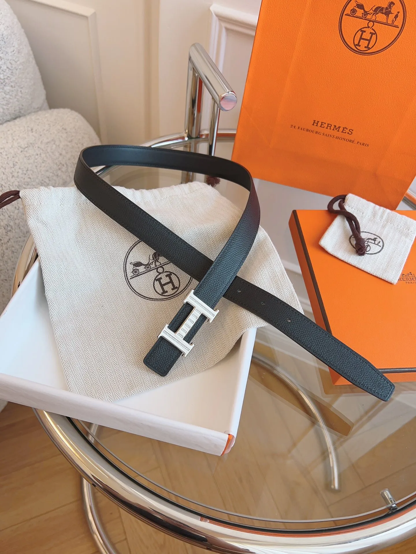 💰440💰Authentic packaging💰 💍Purchasing agent grade "HERMES"🇫🇷French original EPSOM elephant gray/all-steel hardware The quality is beyond doubt, there is no better, only the best. Size 2.4 cm