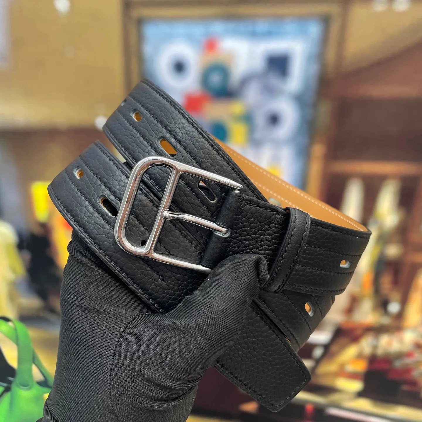 💰560💰Full set of packaging💰 💍Purchase level Hermes-⚡️🌹Width 35mm Boutique Cabinet Sister Recommend Sharing H Double-sided original leather with boutique buckle, Boutique original order quality, Seiko production, see pictures for details, Gold Medal Sales Cabinet Sister actual shooting, high-end luxury