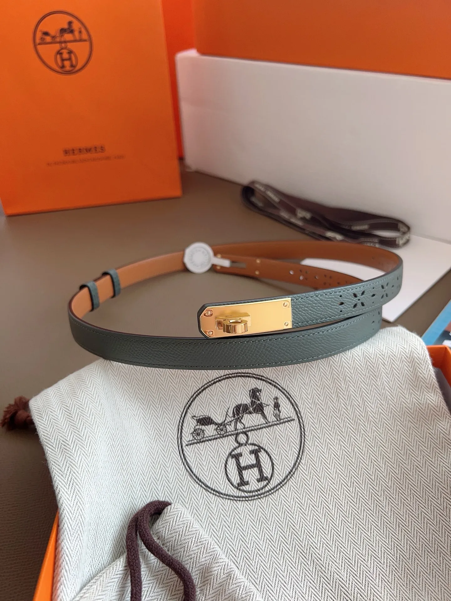 💰498💰Full package💰 💍Purchase level Hermès "HERMES" upgraded version 2025, brand new semi-handmade Kelly belt colors are black/gold/elephant gray/white/etc., original EPSOM leather, quality is beyond doubt