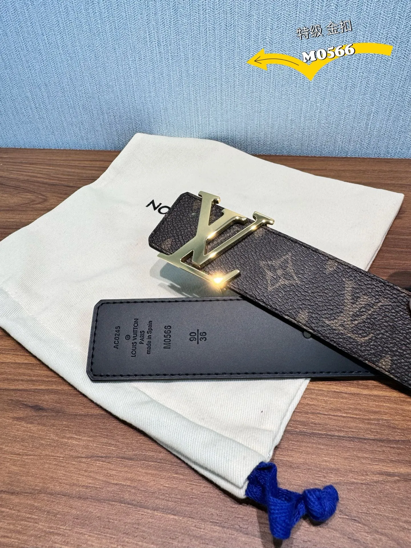 💰440💰Full set of packaging💰 💍Purchase grade LV⚡️🌹Latest version at the counter Original custom base leather Genuine developed leather 4.0cm perfect💯