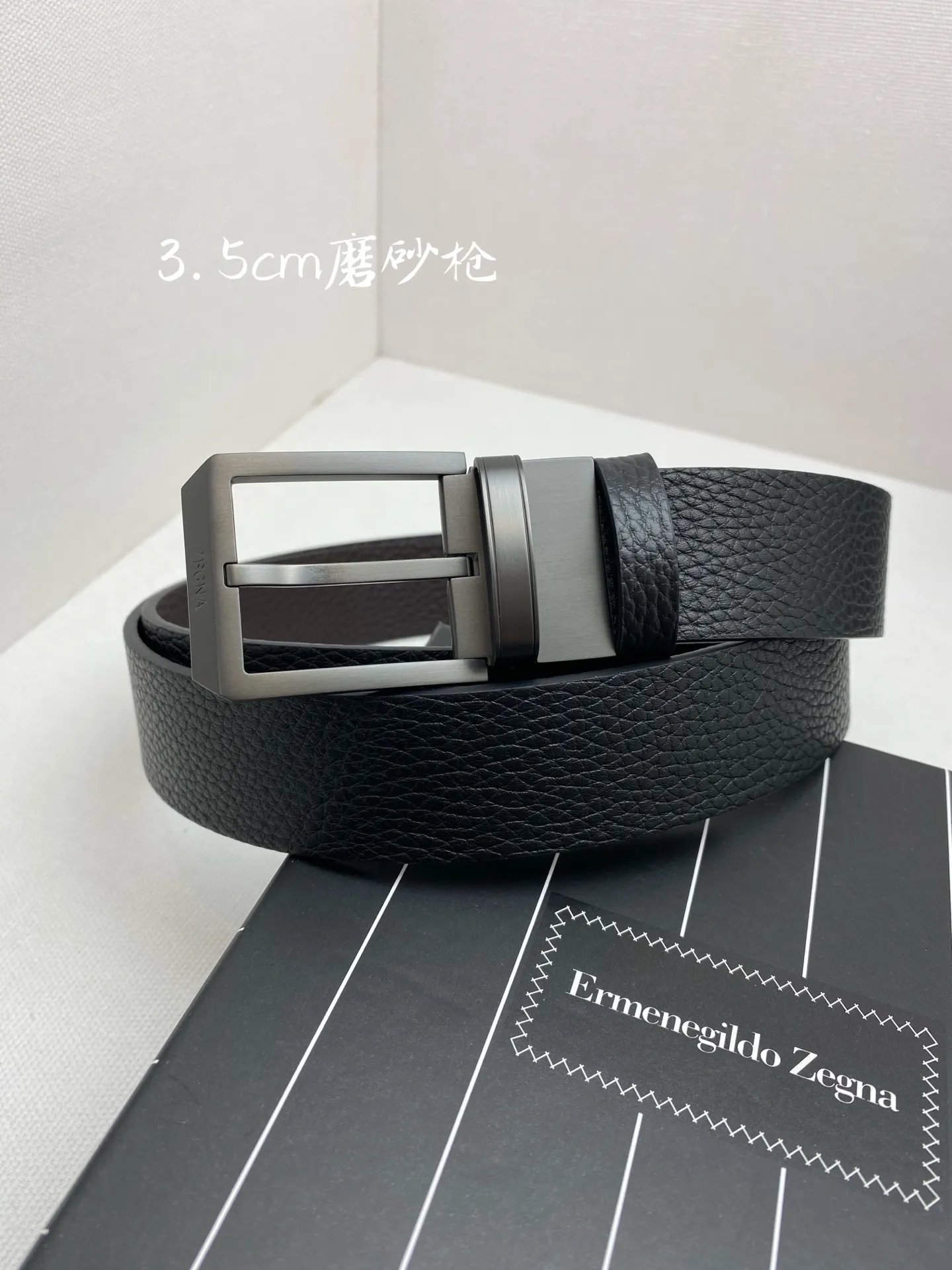 💰440💰Full package💰 💍Purchasing agent Zegna⚡️🌹Men's belt - width 35MM 316 quality buckle Seikoly crafted imported calfskin Unique design process Soft to the touch Can be cut