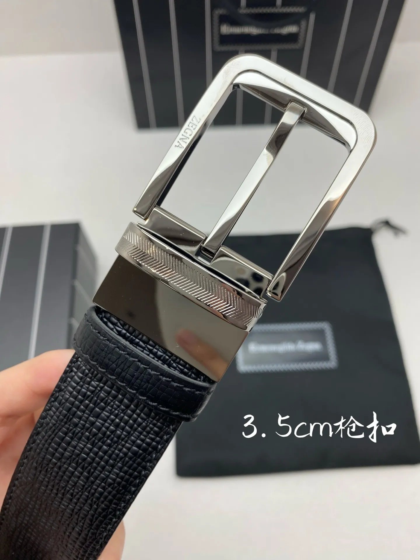 💰440💰Full package💰 💍Purchasing agent Zegna⚡️🌹Men's belt - width 35MM 316 quality buckle Seikoly crafted imported calfskin Unique design process Soft to the touch Can be cut