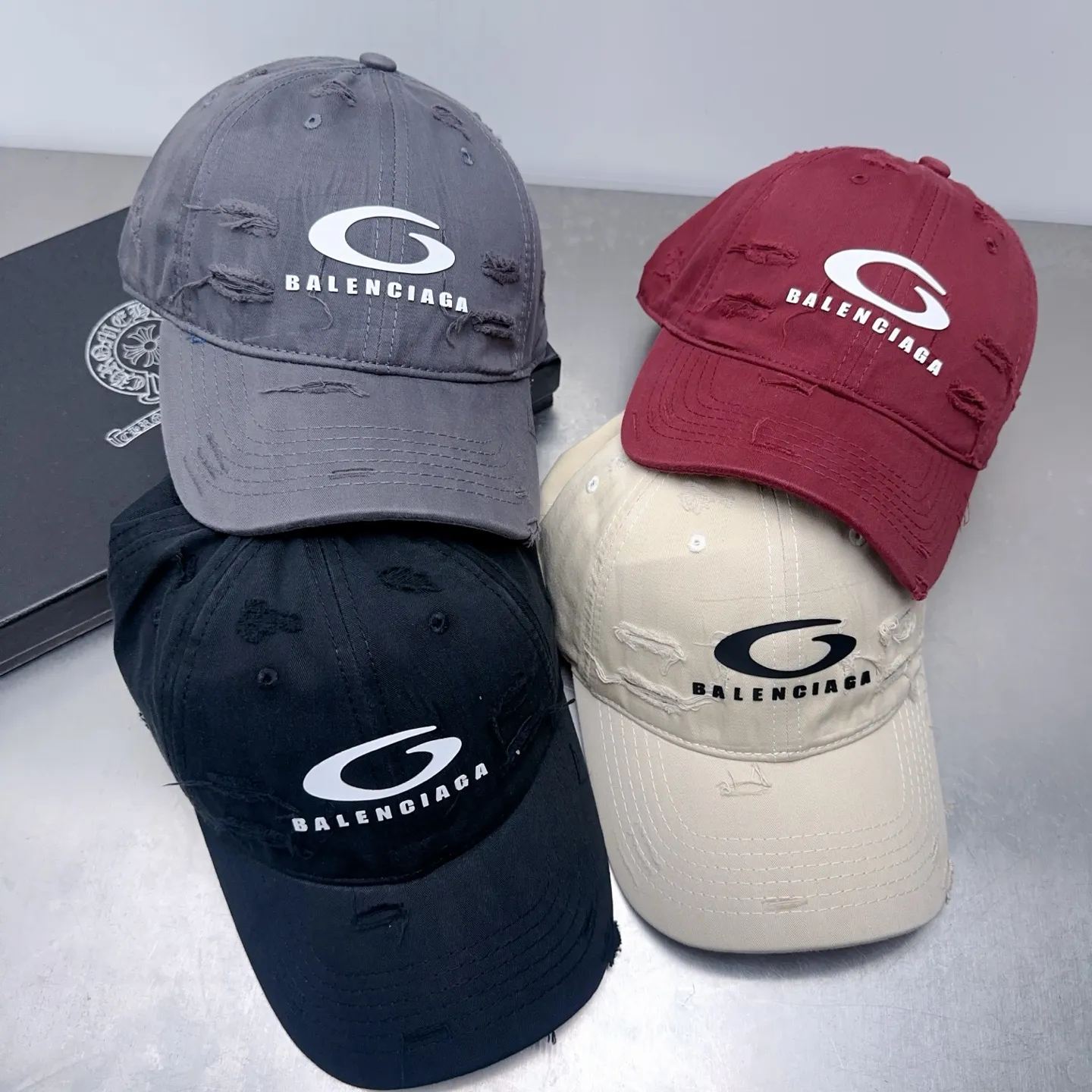 Welcome to inquire, Balenciaga ripped baseball cap