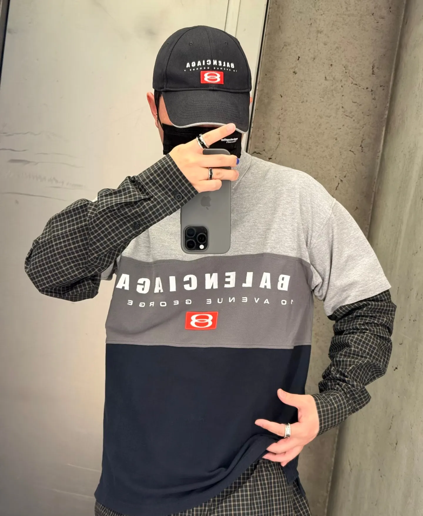 Balenciaga spring and summer baseball cap