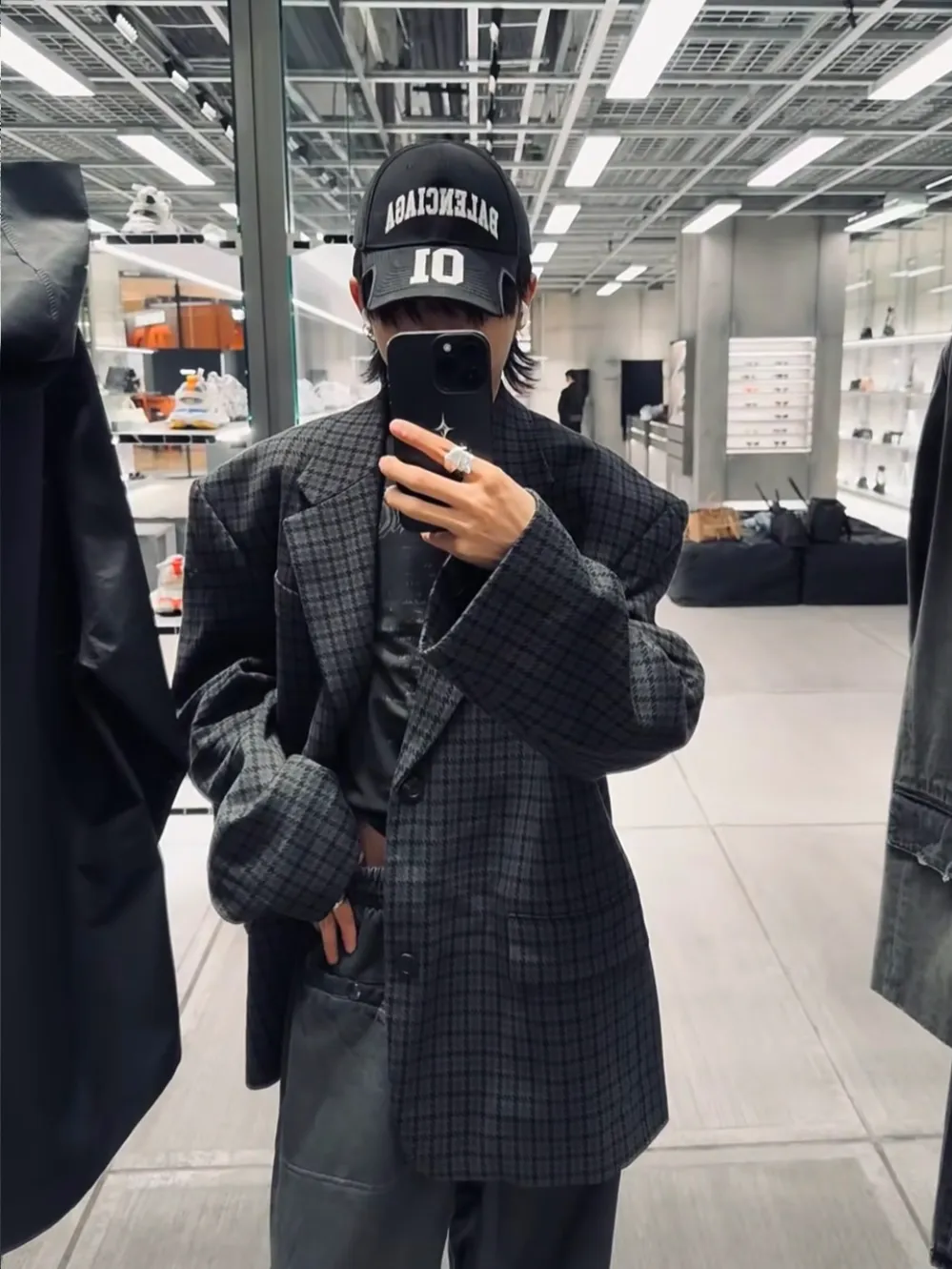 Balenciaga high version baseball cap