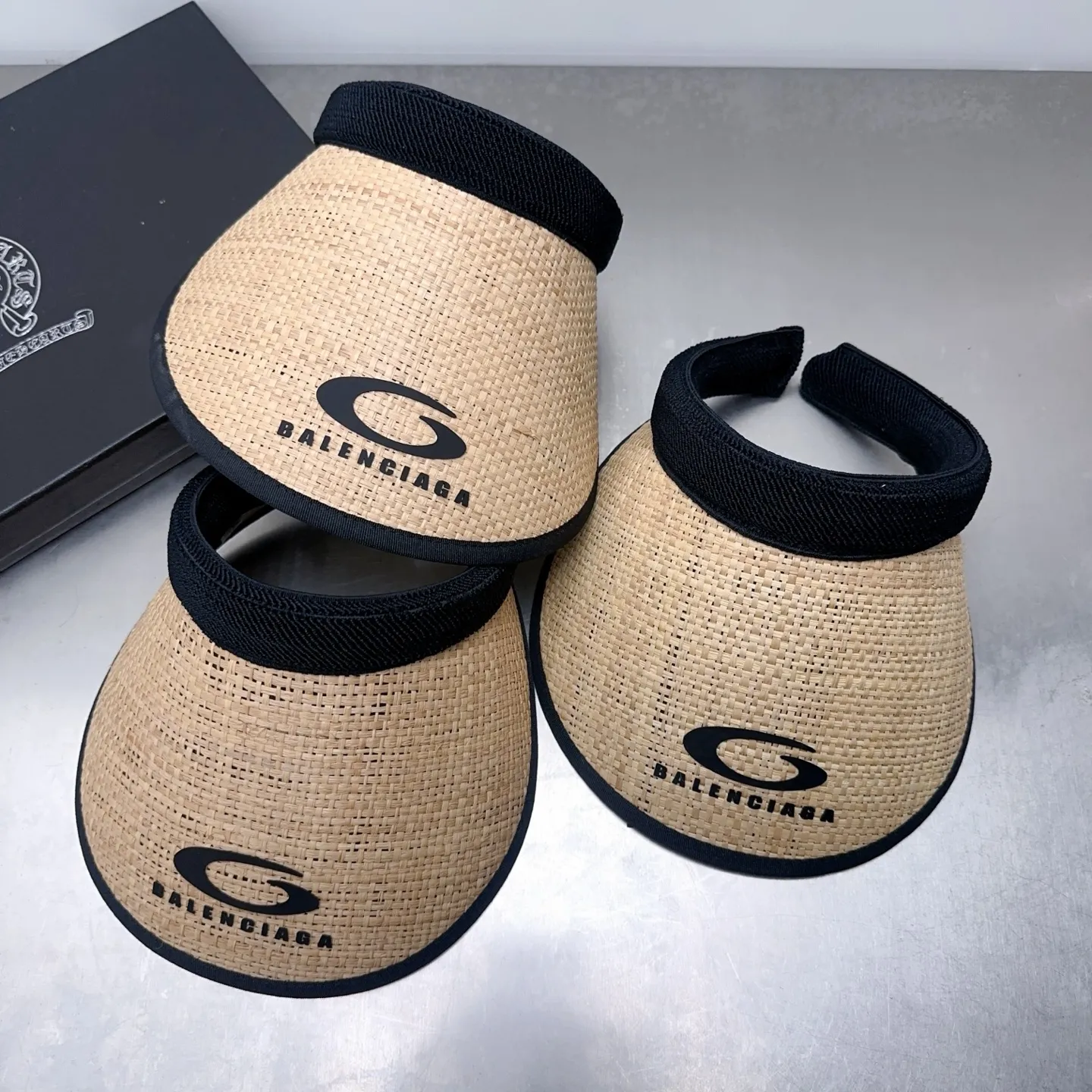 Welcome to inquire, Raffia Balenciaga empty top hat