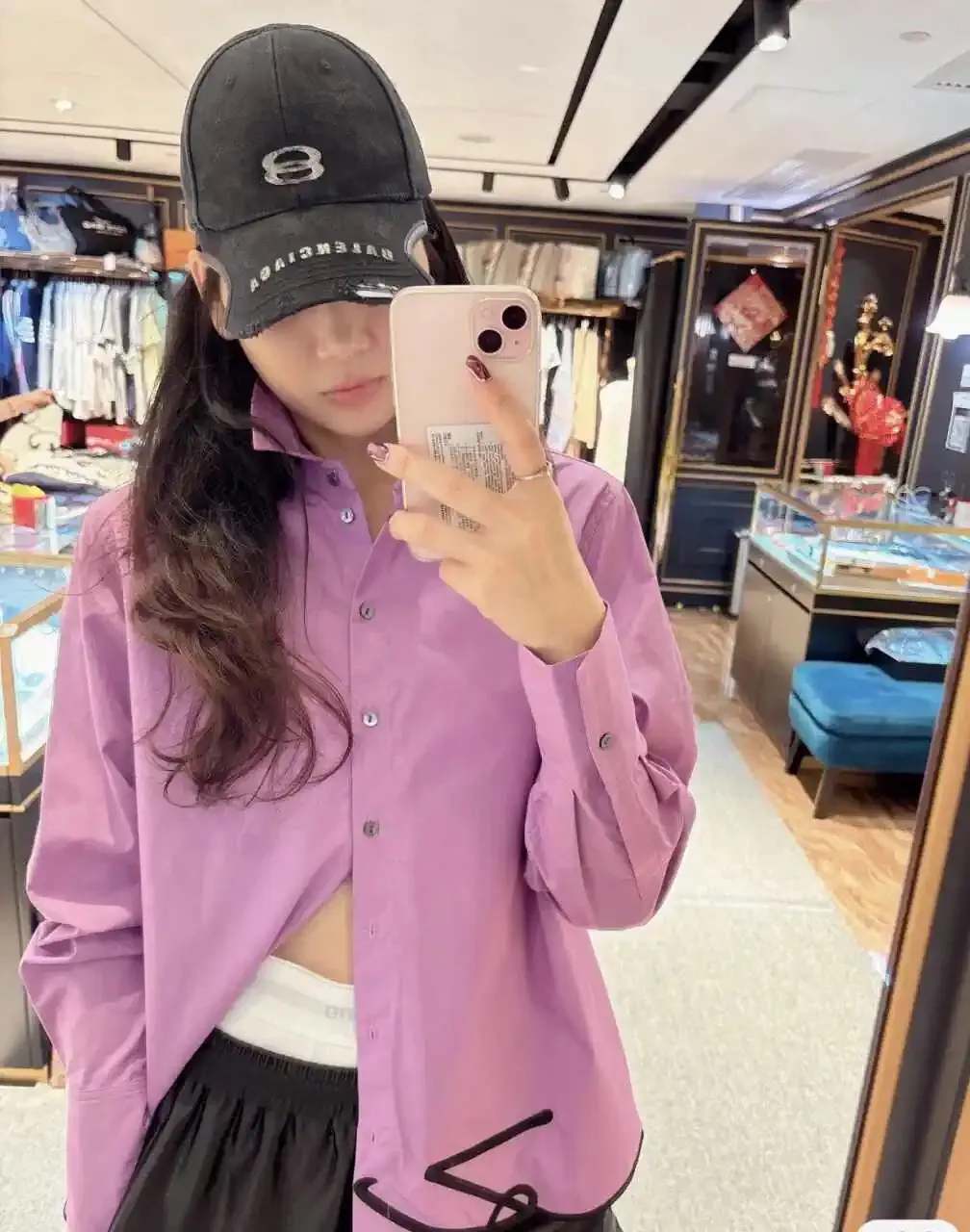 The hottest Balenciaga high version baseball cap