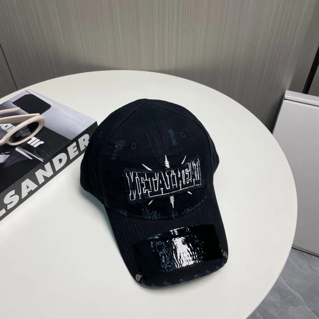 P76💰BALENCIAGA Balenciaga's new embroidered logo baseball cap, cool colors, different styles for men and women, the first batch will be shipped first! A must-buy for Paris fans!