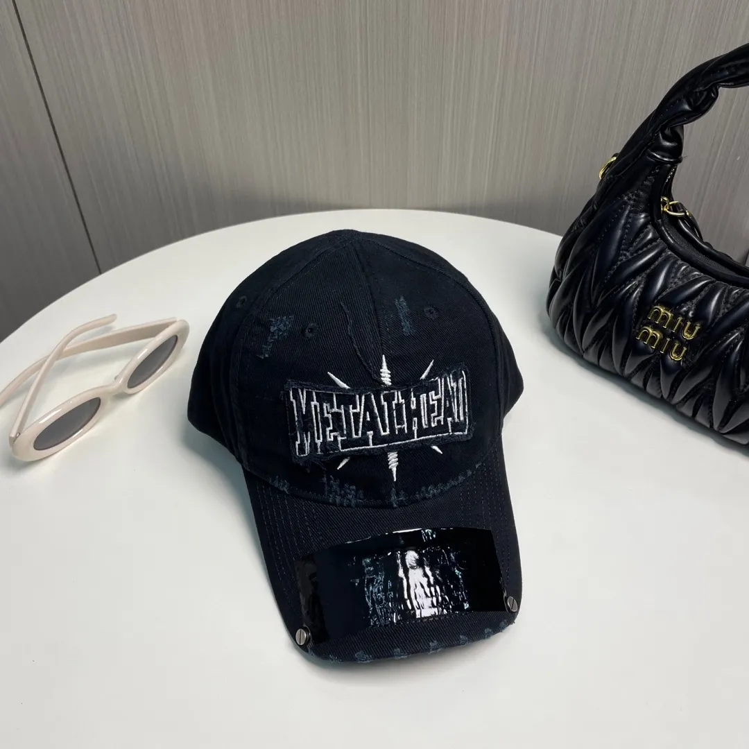 P76💰BALENCIAGA Balenciaga's new embroidered logo baseball cap, cool colors, different styles for men and women, the first batch will be shipped first! A must-buy for Paris fans!