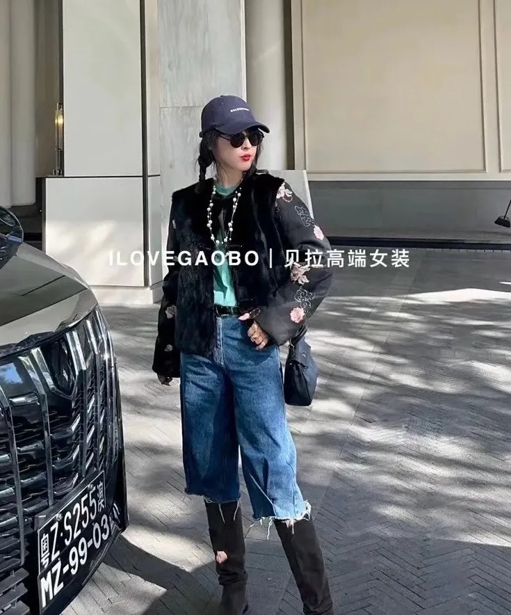 Balenciaga thickened brushed baseball cap