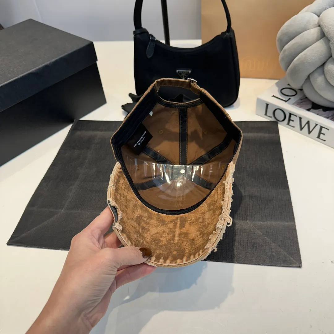 P60 Balenciaga ⚠️Coke distressed punk baseball cap shark fin duck tongue hat for men and women
