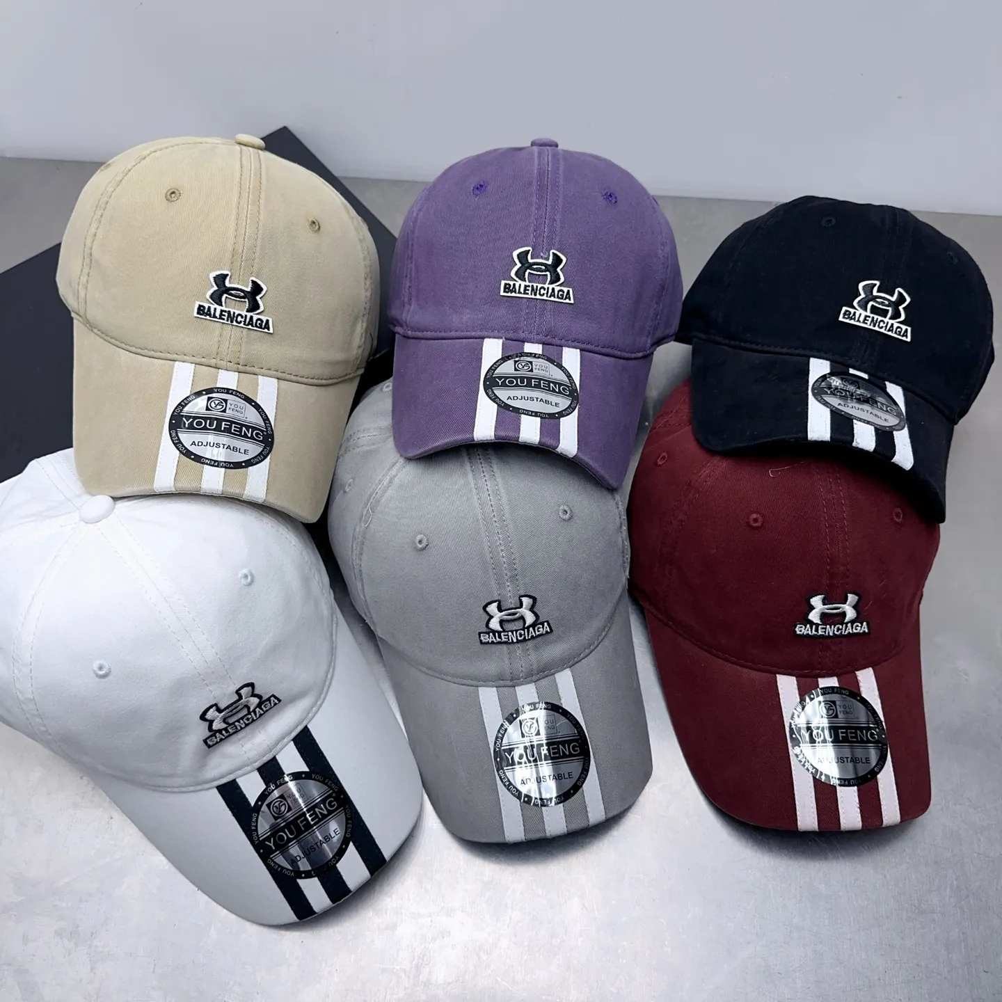 Paris-based washed baseball cap