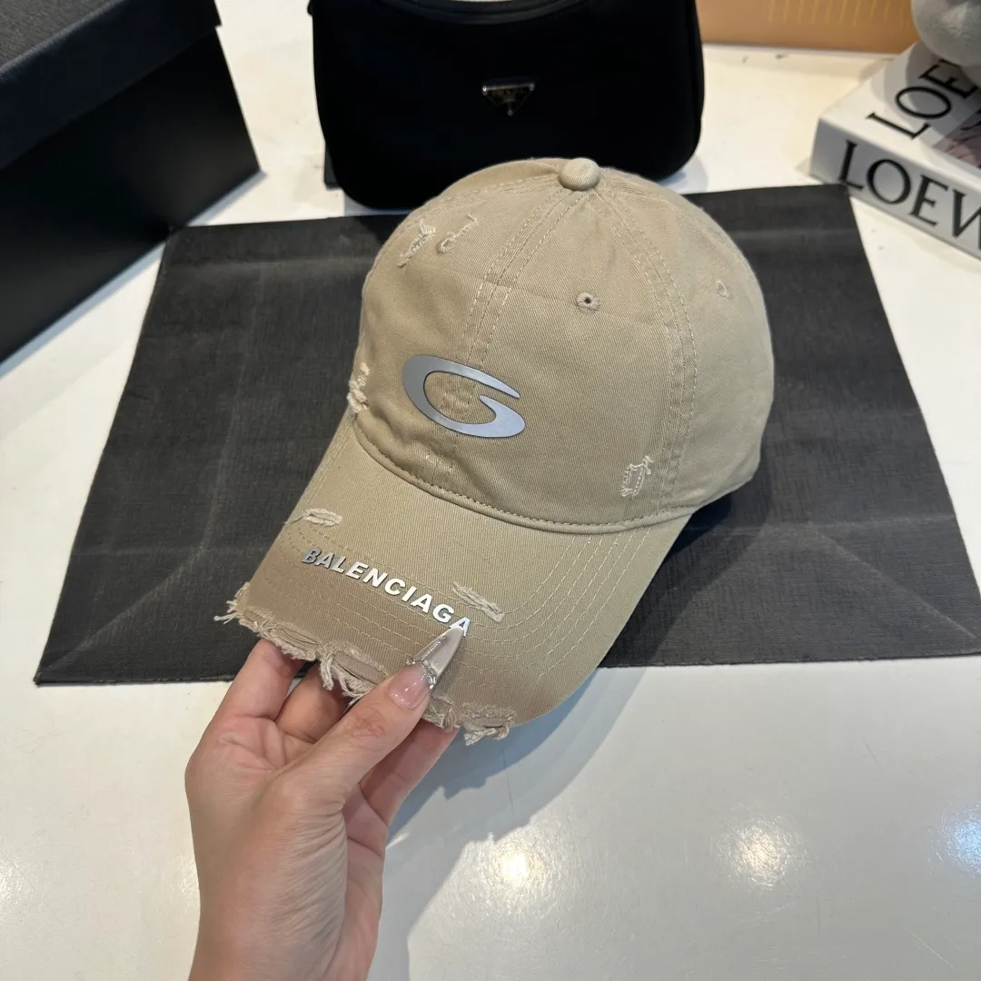 P56 BALENCIAGA Balenciaga's new washed baseball cap, cool colors, different styles for men and women, the first batch will be shipped first!