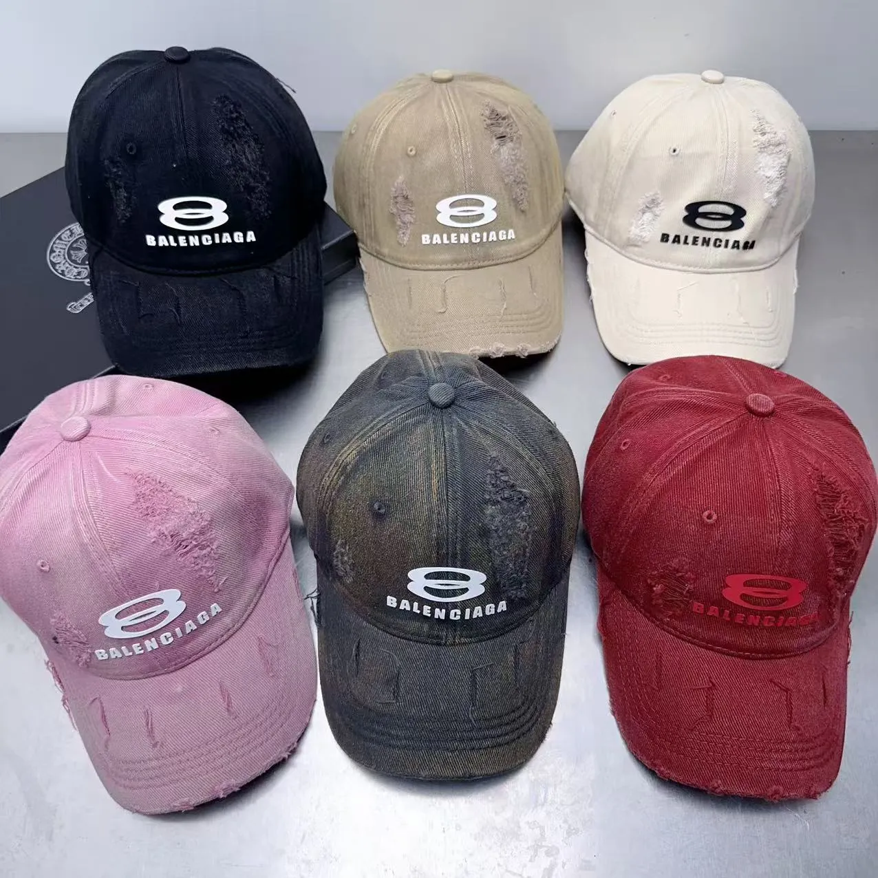 Private message for price inquiry! Balenciaga ripped baseball cap
