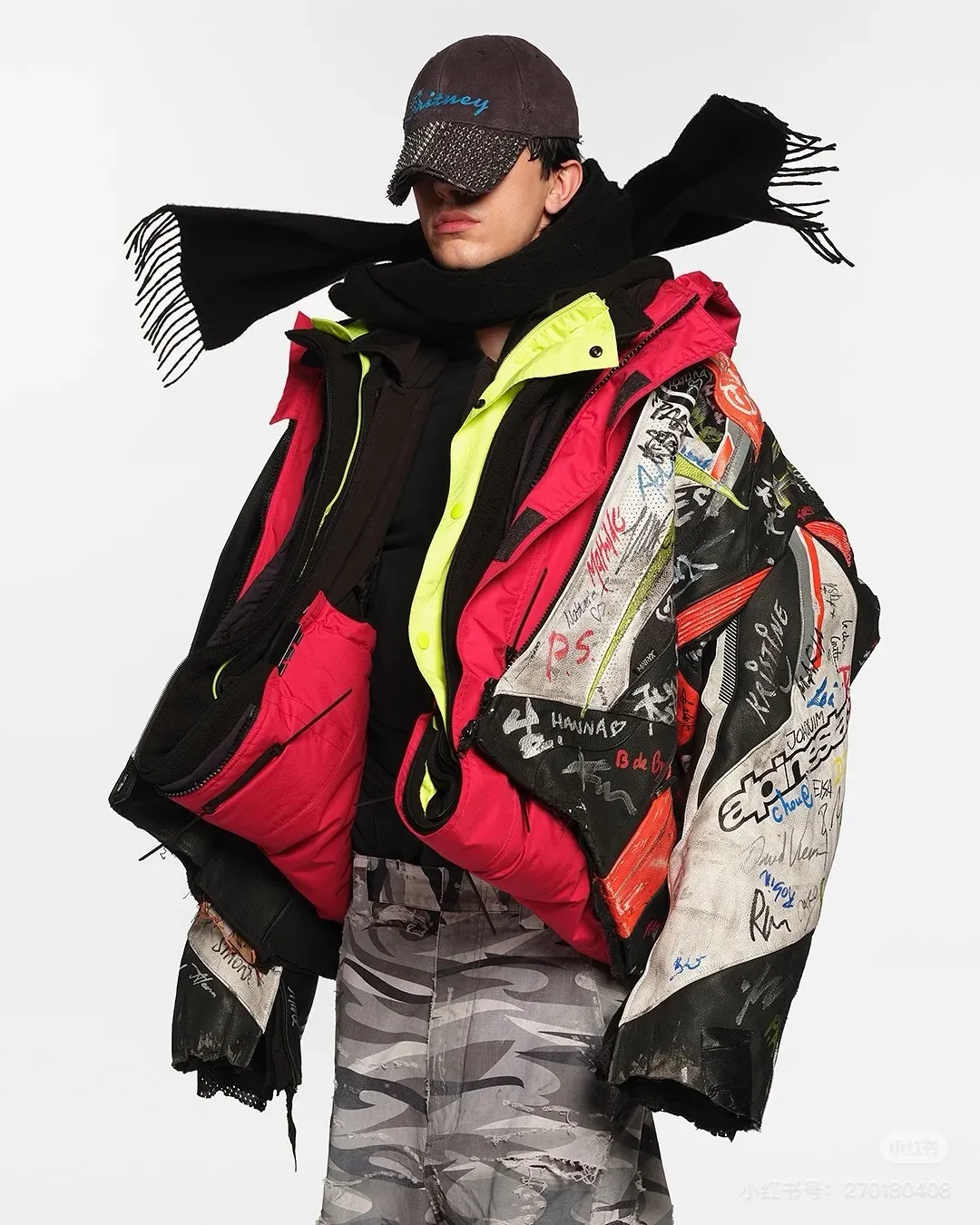 Balenciaga high version baseball cap
