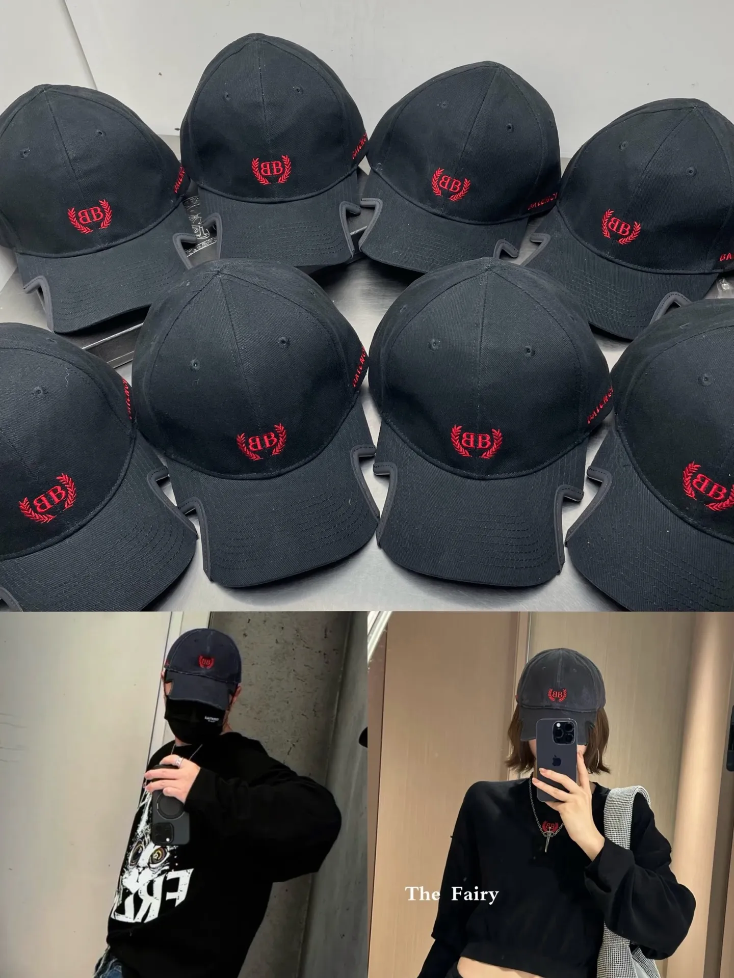 Balenciaga spring and summer baseball cap
