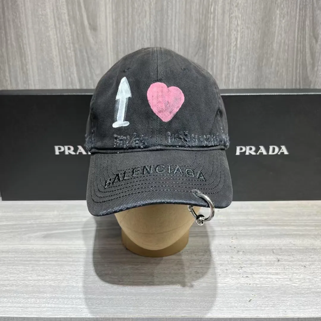 P60💰BALENCIAGA new logo baseball cap, cool colors, different styles for men and women, the first batch will be shipped first! A must-buy for Paris fans!