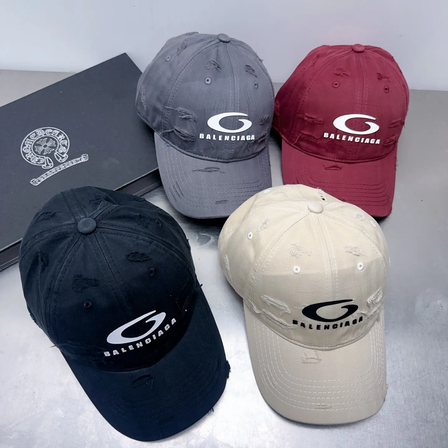 Private message for price inquiry! Balenciaga ripped baseball cap