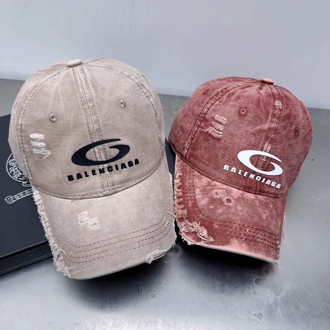 Private message for price inquiry! Early spring style Balenciaga distressed hole baseball cap