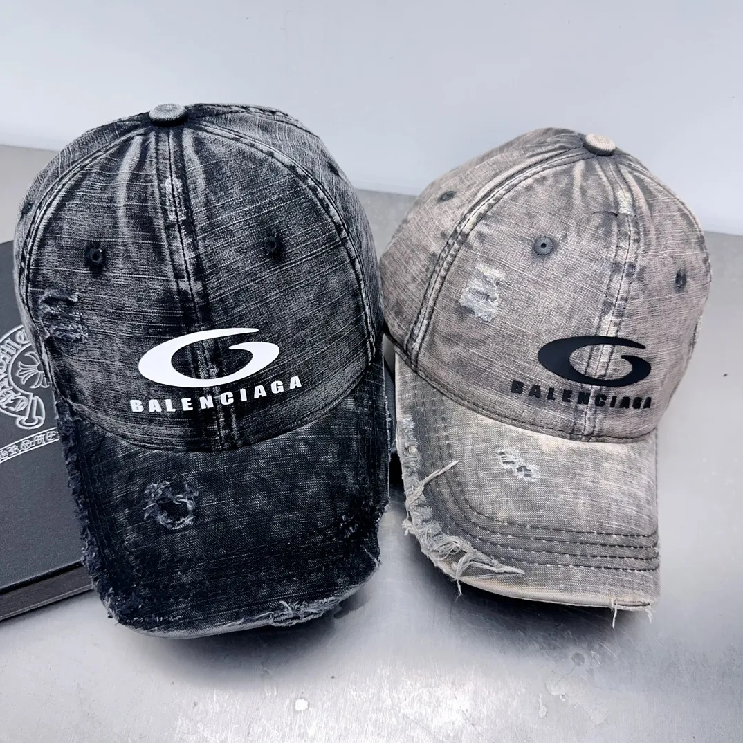 Private message for price inquiry! Early spring style Balenciaga distressed hole baseball cap