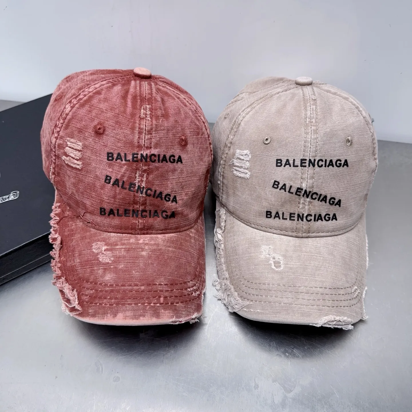 Private message for price inquiry! Paris-based washable hole-in-the-wall baseball cap