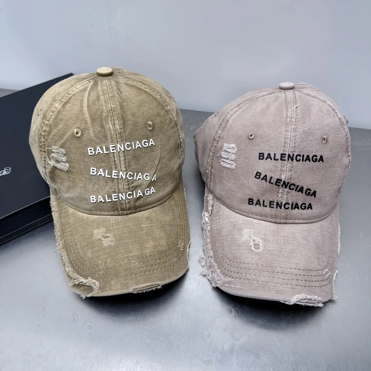 Private message for price inquiry! Paris-based washable hole-in-the-wall baseball cap