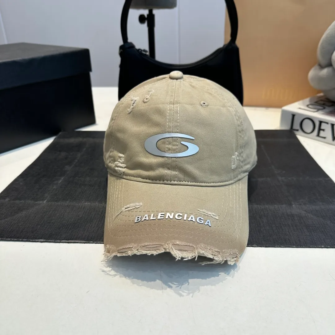 P56 BALENCIAGA Balenciaga's new washed baseball cap, cool colors, different styles for men and women, the first batch will be shipped first!