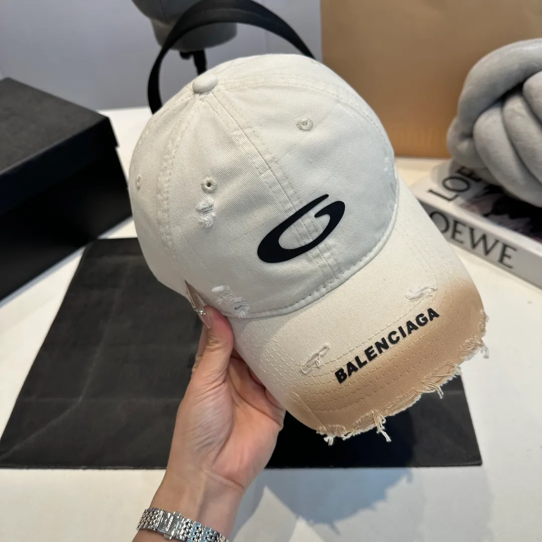 P56 BALENCIAGA Balenciaga's new washed baseball cap, cool colors, different styles for men and women, the first batch will be shipped first!