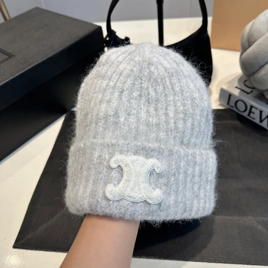 P70 Celine new autumn and winter wool hat, running size, head circumference 57cm