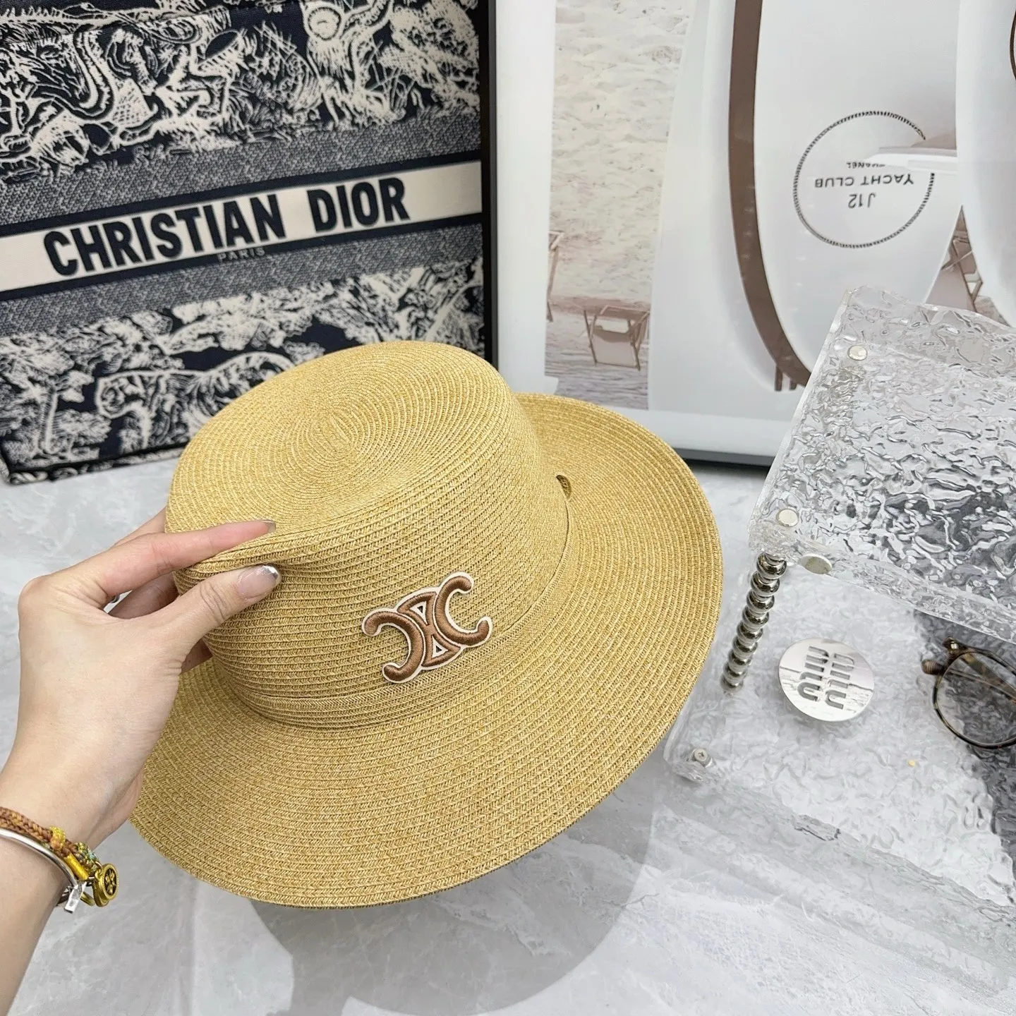 CELINE ⭐️ New flat cap, fine braid, high quality~