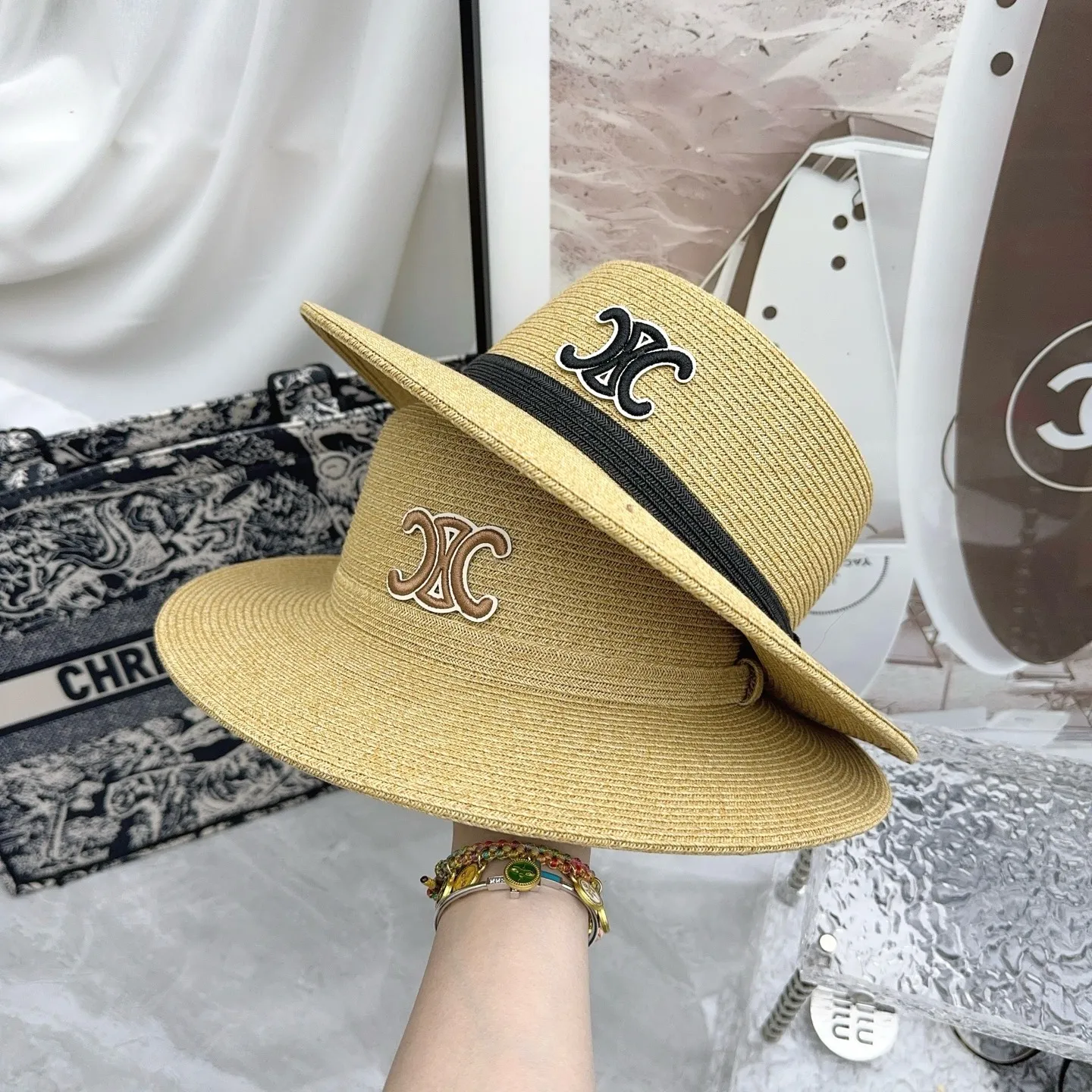 CELINE ⭐️ New flat cap, fine braid, high quality~