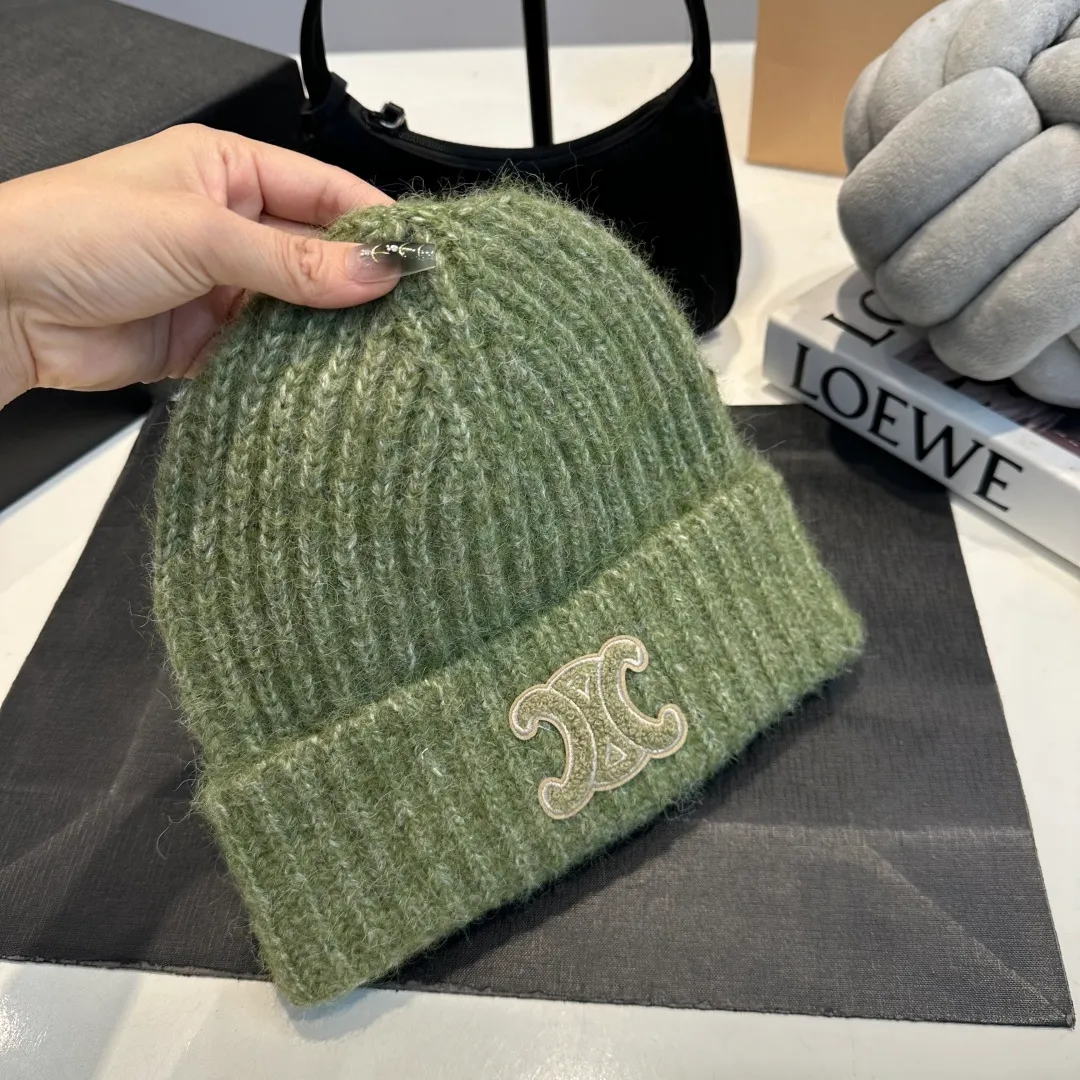 P70 Celine new autumn and winter wool hat, running size, head circumference 57cm