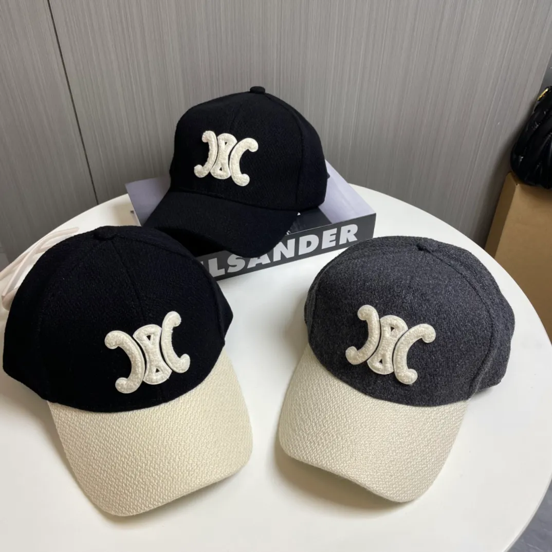 P86 CELINE · Celine's new fall and winter C letter embroidered baseball cap 🧢 Top version 👍 Purchased from ZP to make a pattern, and the hat shape is completely customized according to ZP 2:1. Custom woven wool fabric, super textured! The letter C distinguishes the market version, the size and the texture of the looped hair are all restored. The hardware adjustment buckle is custom-molded and has a logo. Customized logo webbing inside the hat, all details restored💯 ⚠️Size: One size fits all and adjustable!