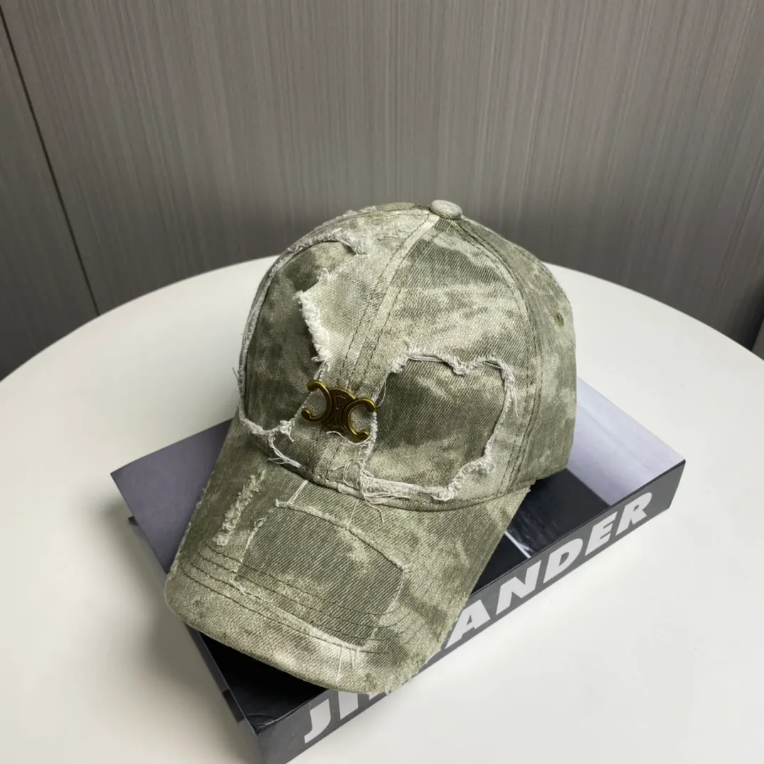 P76💛CELINE 25 Spring Washed Baseball Cap🧢 🔥New Baseball Cap🧢, a must-have when going out on the street, very easy to match, high quality, complete internal standards, get it now!